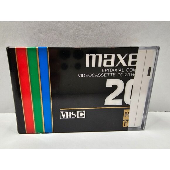 Maxell VHS-C Videocassette TC-20 HGX-Gold 20 Min 1 count - Picture 1 of 4